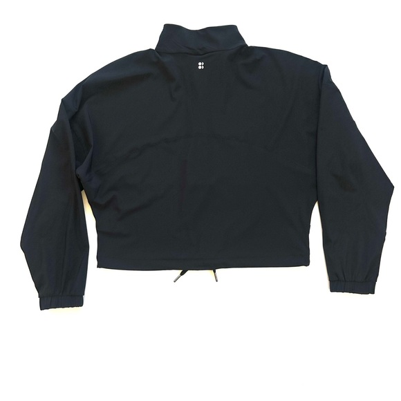 SWEATY BETTY EXPLORER 1/2 ZIP CROPPED MIDLAYER PULLOVER JACKET SWEATSHIRT NWT XL - Picture 6 of 13